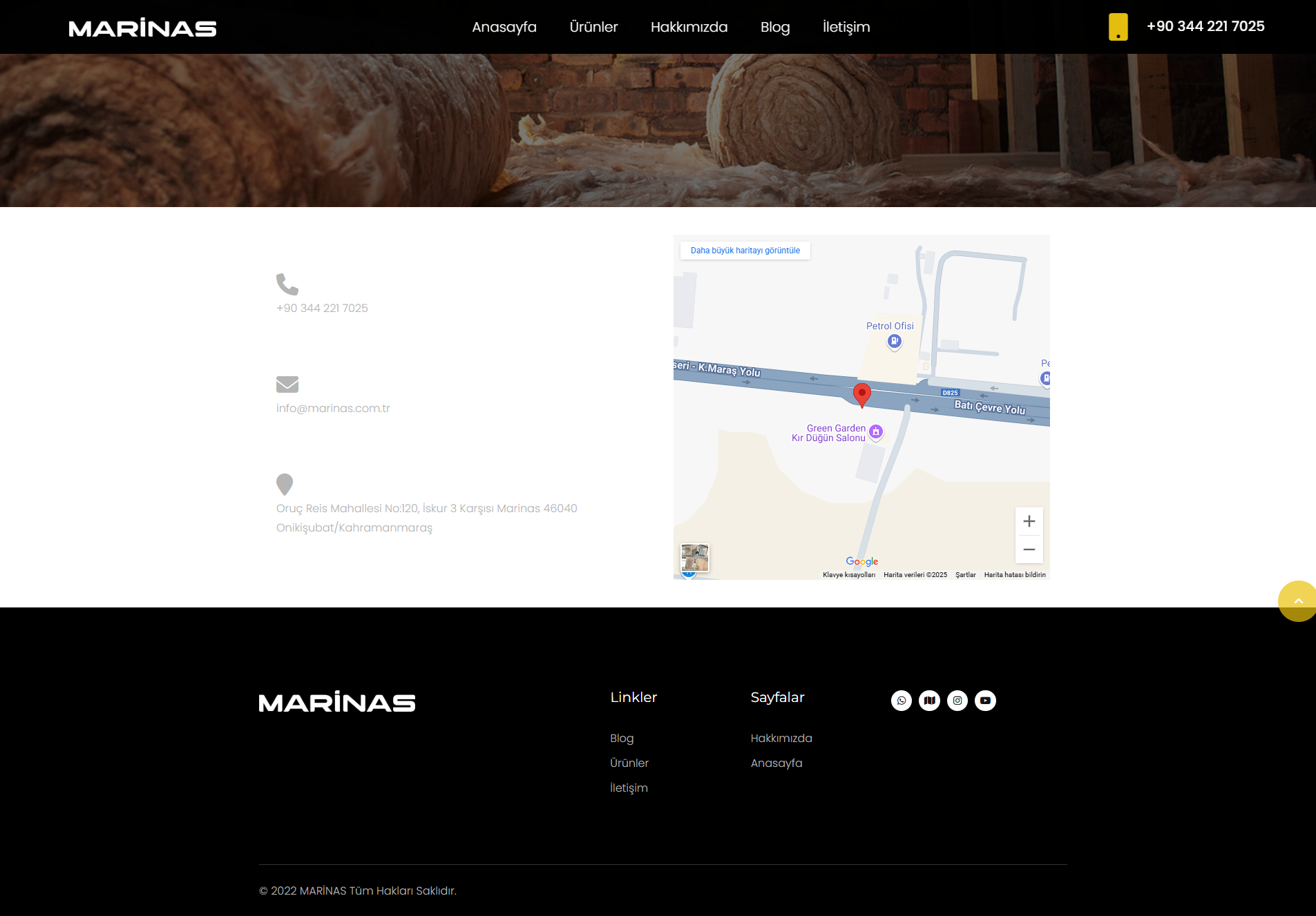 Marinas Website Tasarımı - Görsel 2